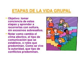 etapas de la vida grupal