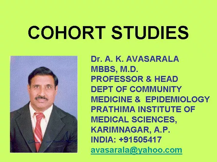 cohort studies