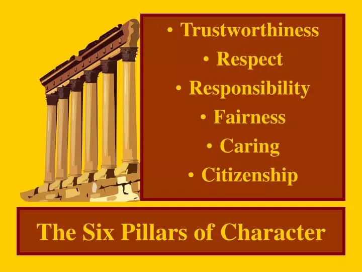 the six pillars of character