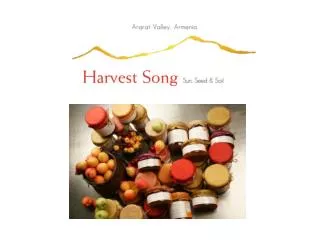 Harvest Song SUN, SEED &amp; SOIL