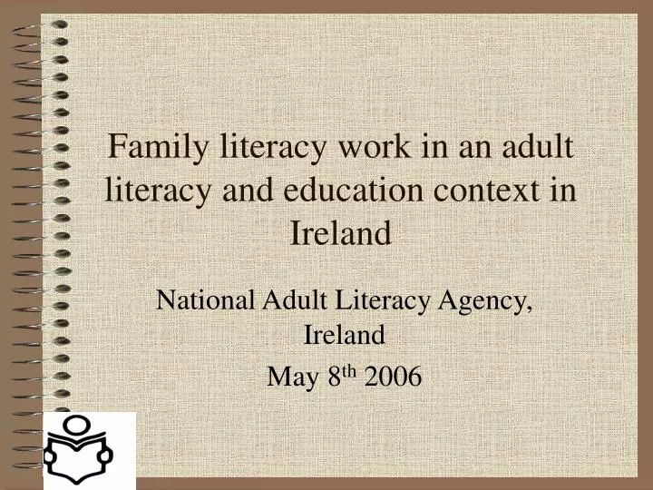 family literacy work in an adult literacy and education context in ireland