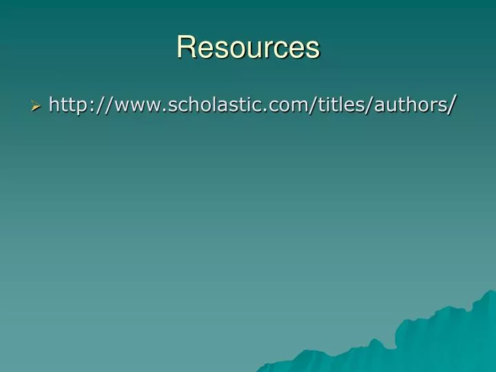 resources