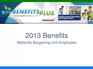 2013 Benefits Wellsville Bargaining Unit Employees