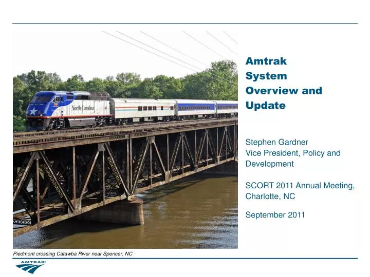 amtrak system overview and update