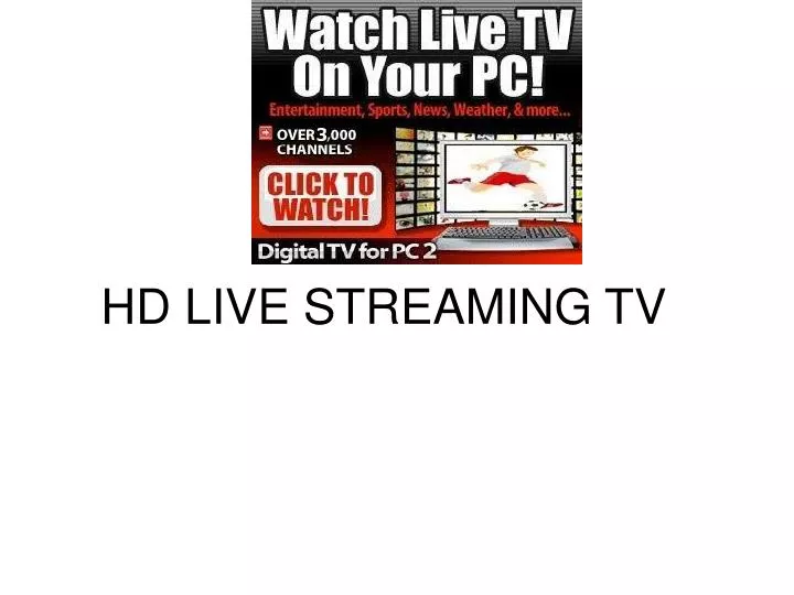 hd live streaming tv