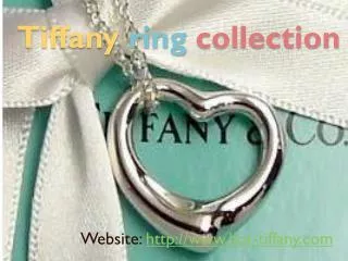 Tiffany ring collection