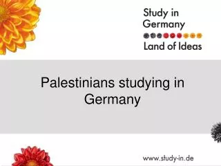 Palestinians studying in Germany