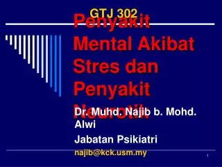 Penyakit Mental Akibat Stres dan Penyakit Neurotik