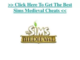 Sims Medieval cheats