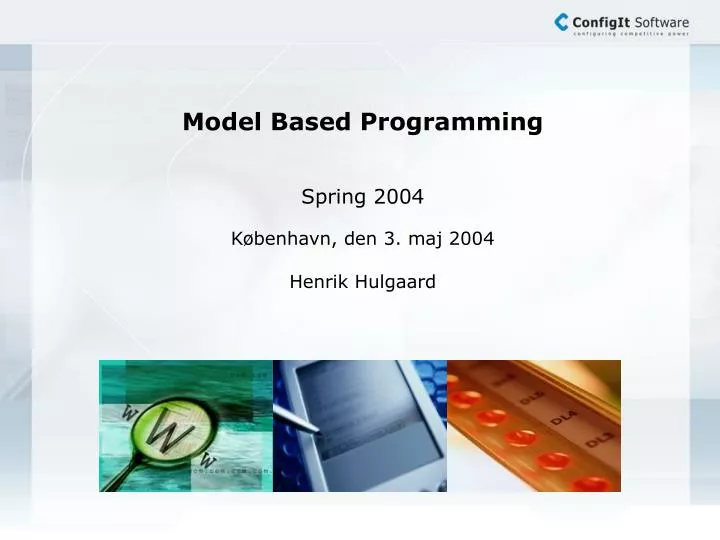 model based programming