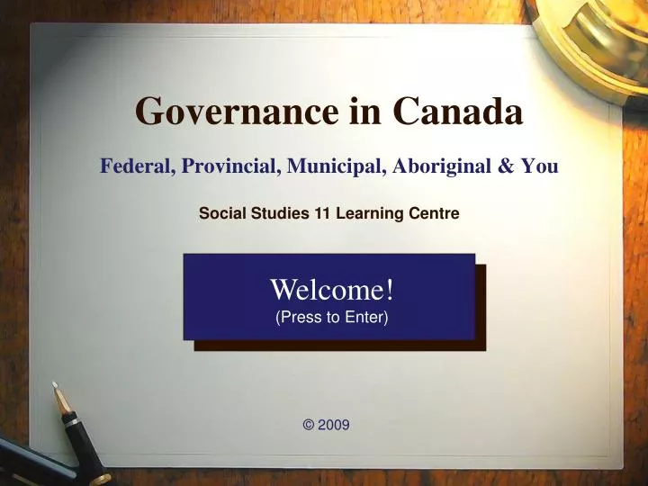 governance in canada federal provincial municipal aboriginal you
