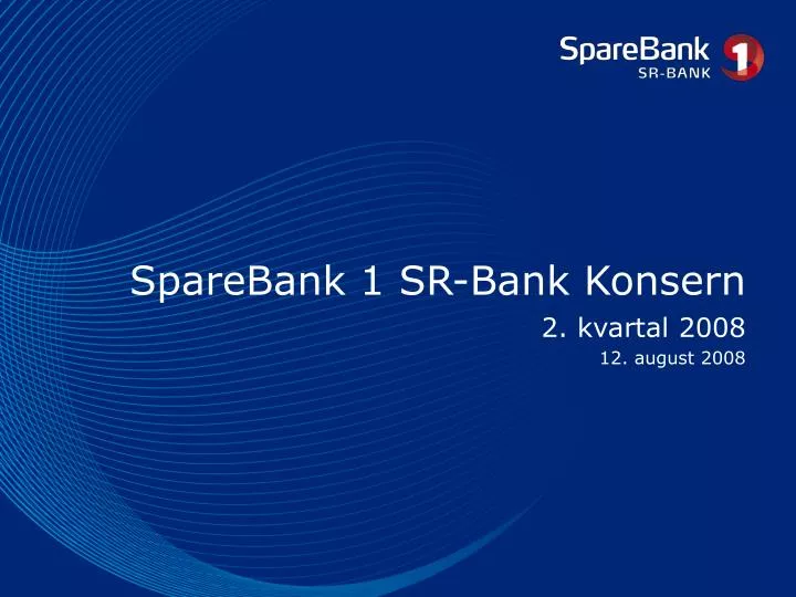 sparebank 1 sr bank konsern