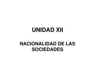 unidad xii