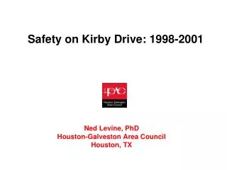 Safety on Kirby Drive: 1998-2001