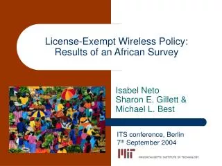 License-Exempt Wireless Policy: Results of an African Survey