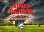 LUNG CANCER - slide 1