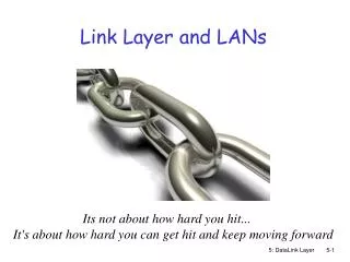 Link Layer and LANs