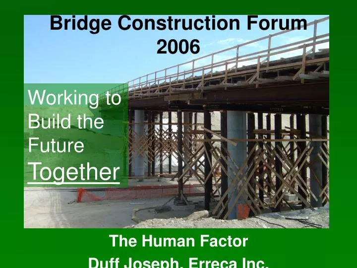 bridge construction forum 2006