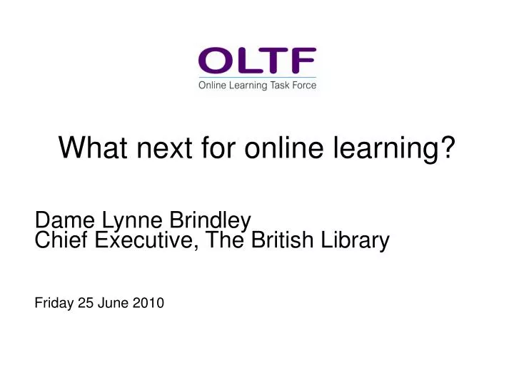 what next for online learning