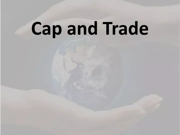 cap and trade