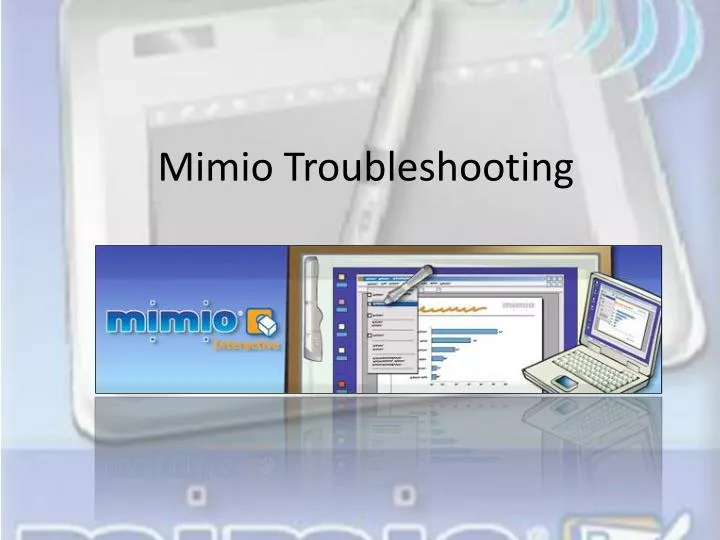 mimio troubleshooting