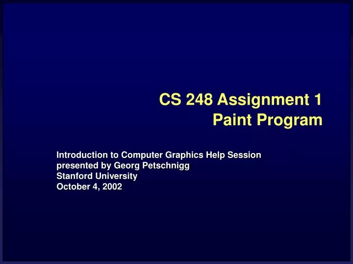 cs 248 assignment 1 paint program