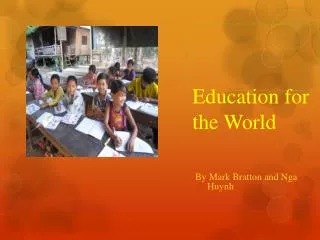 Education for the World