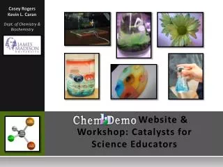 Website &amp; Workshop: Catalysts for Science Educators