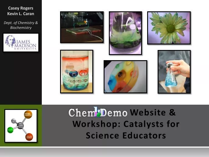 website workshop catalysts for science educators