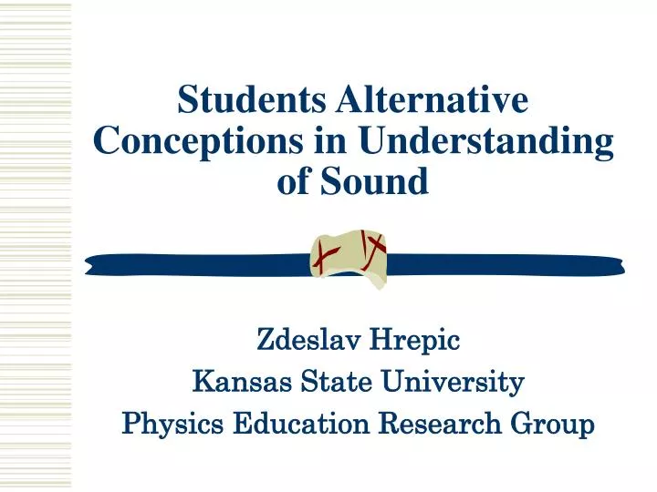 zdeslav hrepic kansas state university physics education research group