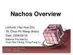 Nachos Overview - slide 1
