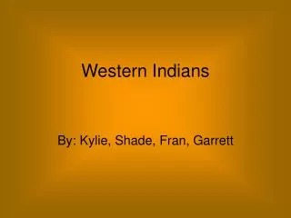 Western Indians
