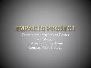 EMPACTS Project