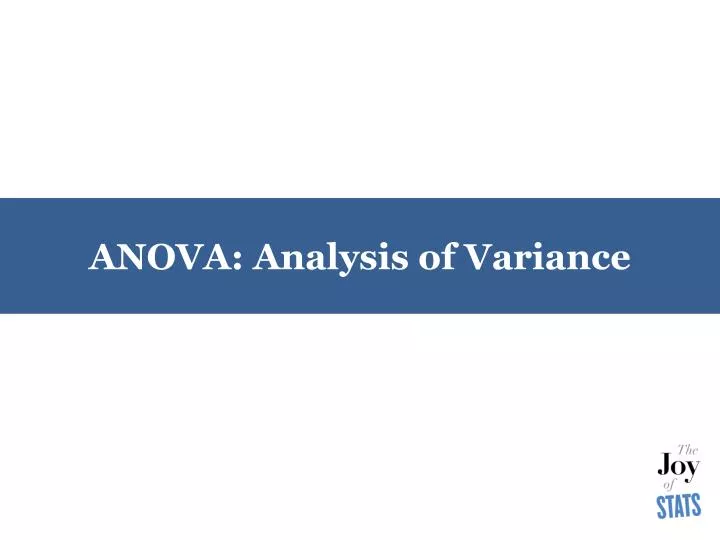 anova analysis of variance
