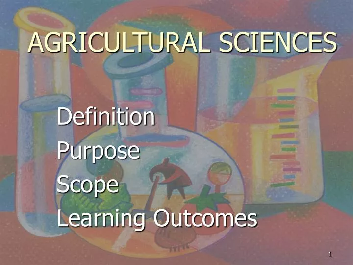 agricultural sciences