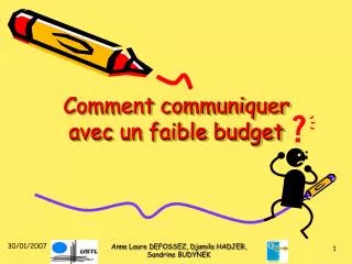 comment communiquer avec un faible budget