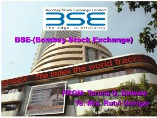 BSE-(Bombay Stock Exchange)