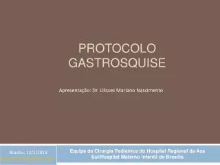 protocolo gastrosquise