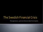 The Swedish Financial Crisis