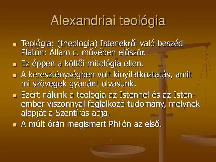 alexandriai teol gia