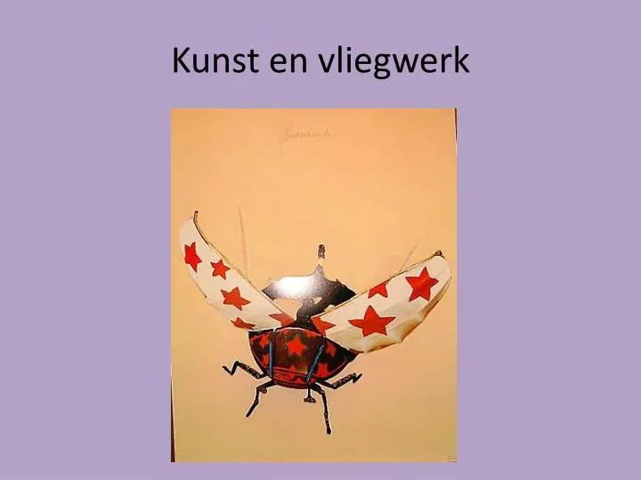 kunst en vliegwerk