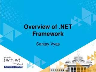 Overview of .NET Framework