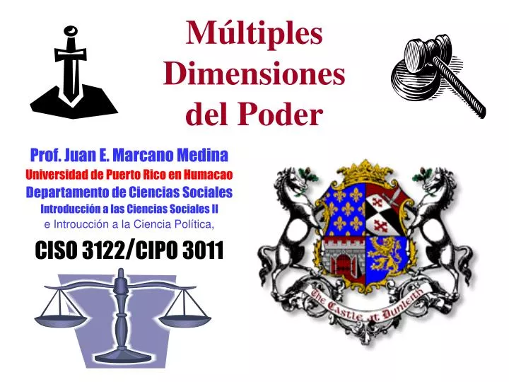 m ltiples dimensiones del poder