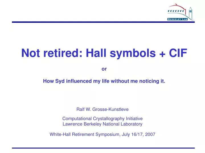not retired hall symbols cif or how syd influenced my life without me noticing it