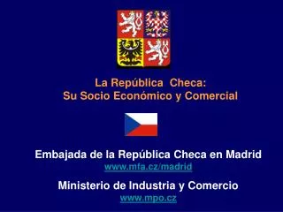 La República Checa: Su Socio Económico y Comercial