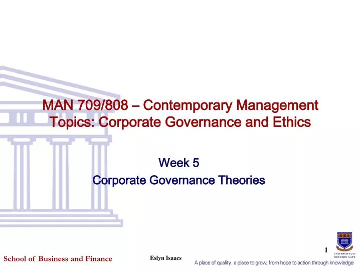 man 709 808 contemporary management topics corporate governance and ethics