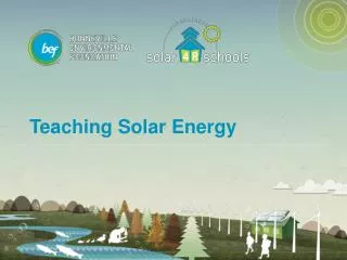 Teaching Solar Energy