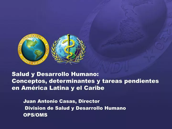 salud y desarrollo humano conceptos determinantes y tareas pendientes en am rica latina y el caribe