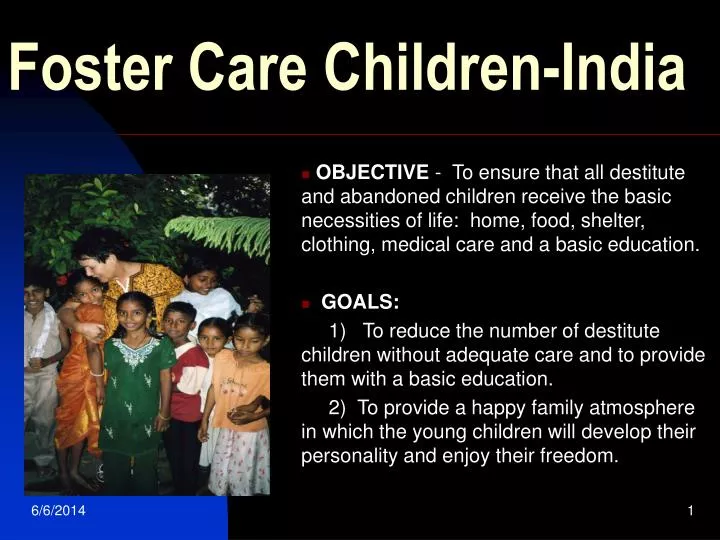 foster care children india
