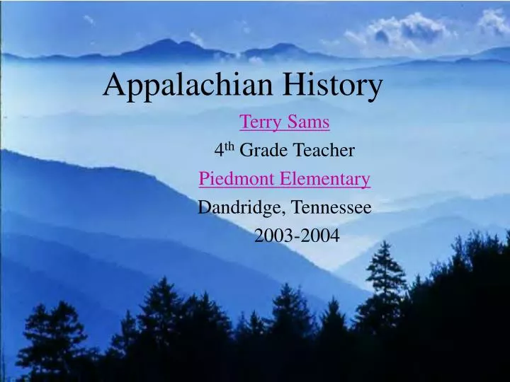 appalachian history